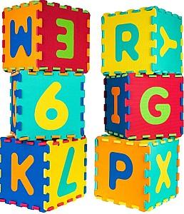 Covoras de joaca copii Ramiz Numbers and Letters Multicolor