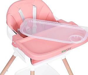 Scaun de masa multifunctional Ecotoys HC508 Pink