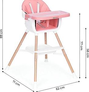 Scaun de masa multifunctional Ecotoys HC508 Pink