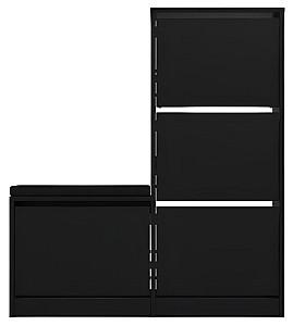 Dulap pentru incaltaminte DECO DUDE Black Bute