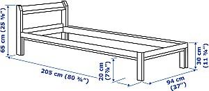 Pat IKEA Neiden Luroy 90х200 Pin