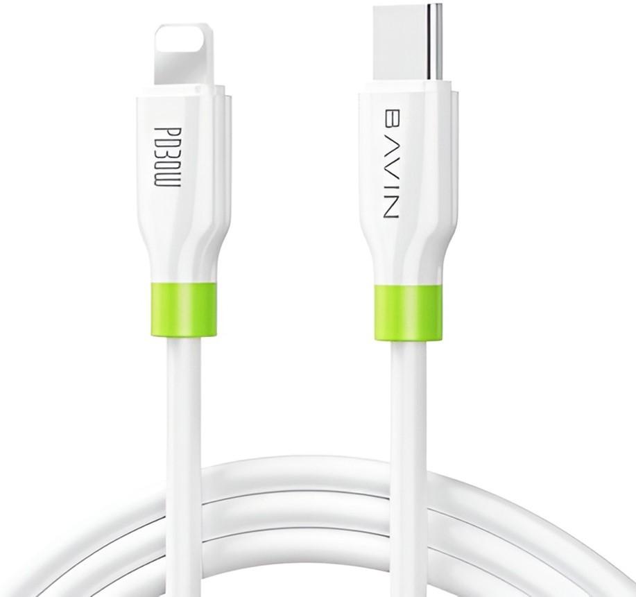 USB сablu BAVIN CB412TLL Type-C to Lightning 1m White