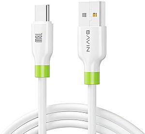 USB сablu BAVIN CB412UT USB to Type-C 1m White