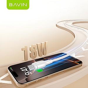 USB сablu BAVIN CB385T USB to Type-C 1m White