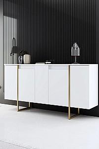Living Trendy Luxe Alb/Auriu