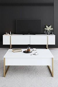 Living Trendy Luxe Alb/Auriu