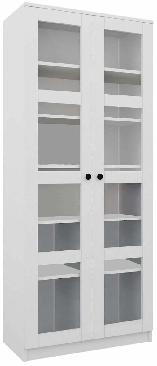 Dulap cu vitrina Trendy Lucas Glass 1600-68 Alb