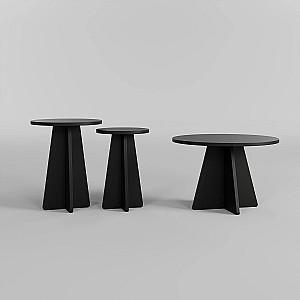 Masuta de cafea, reviste Trendy Ciuperca 3 Negru