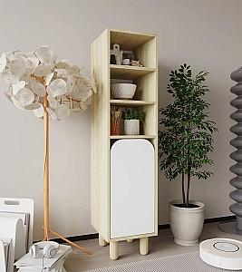 Dulap penal Trendy Parma 1 Stejar safir (Bej)/Alb