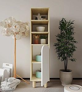 Dulap penal Trendy Parma 1 Stejar safir (Bej)/Alb