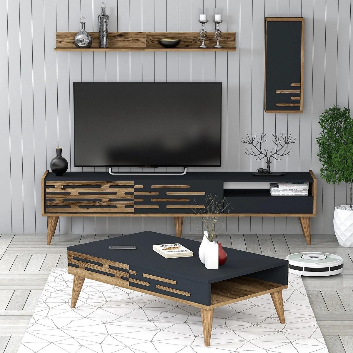 Living Trendy Valensiya Nuc (Maro)/Antracit (Gri)
