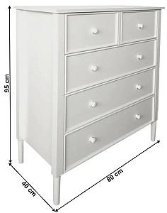 Comoda Tempo Kondela Teana White