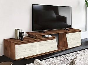 Tumba pentru televizor Modern Komfi TV2 210+70 Brandy Castello Oak/Craft Oak White