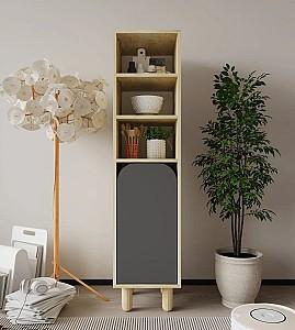 Dulap penal Trendy Parma 1 Stejar safir (Bej)/Antracit (Gri)
