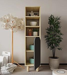 Dulap penal Trendy Parma 1 Stejar safir (Bej)/Antracit (Gri)