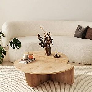 Masuta de cafea, reviste Trendy Podium Stejar Safir
