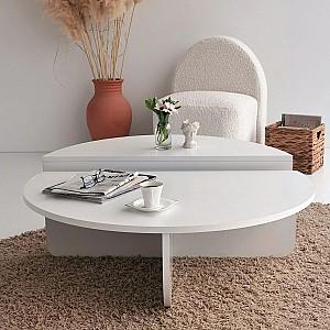Masuta de cafea, reviste Trendy Podium Alb