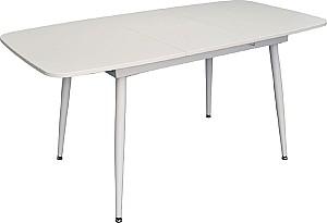 Set de masa si scaune Evelin DT 532R Wh + 6 scaune YTC-064 Wh / UF910-01 (Light Beige)