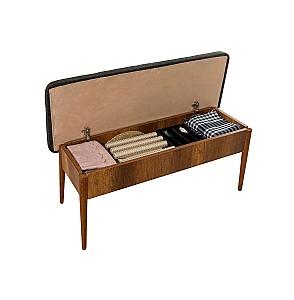 Bancheta Trendy Vina Bank Nuc (Maro)/Antracit (Gri)