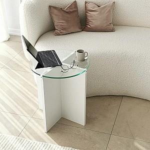 Masuta de cafea, reviste Trendy Lily Alb