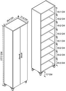 Dulap penal Bofigo 12-51-02 Pine