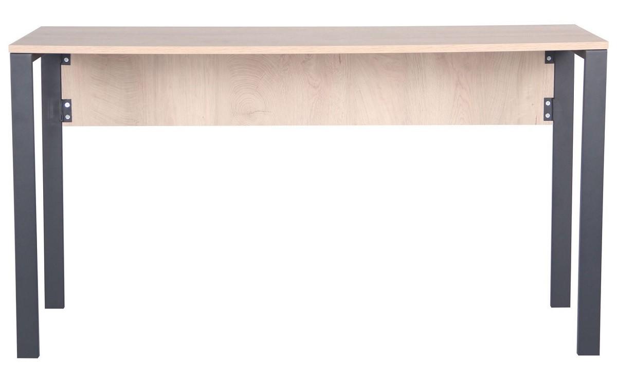 Masa de birou AMF Pluto Stejar Endgrain (Bej)/Negru