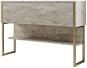 Masa consola Trendy Luxe Travertin (Bej)/Auriu
