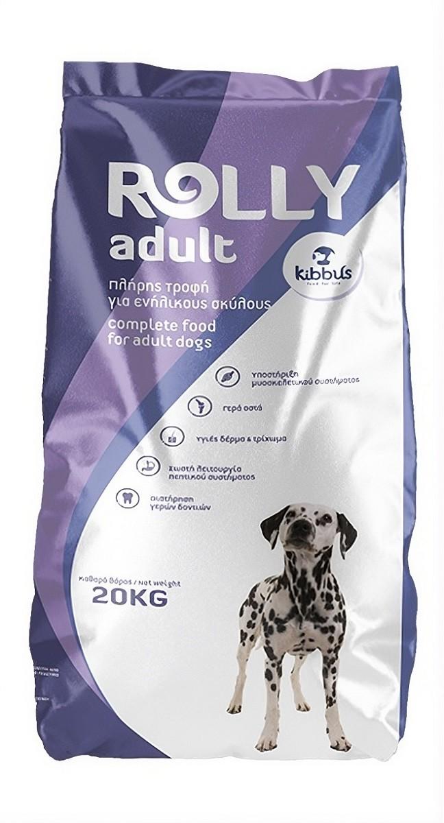 Hrana uscata pentru caini Kibbus Rolly Adult 10kg