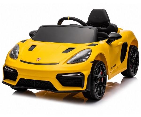 Maşină electrică Kids Car Porsche 718 Spyder RS Yellow