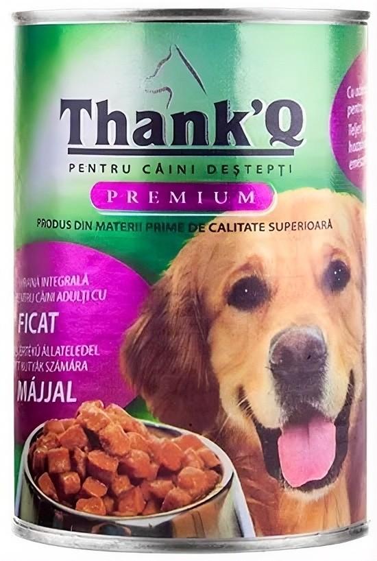 Hrana umeda pentru caini Thank’Q Premium Ficat 415g