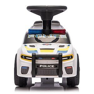 Tolocar Kids Car Police Ride-On Car White