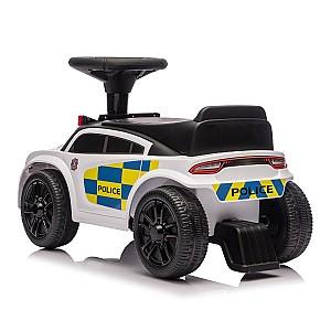 Tolocar Kids Car Police Ride-On Car White