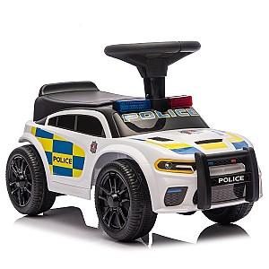 Tolocar Kids Car Police Ride-On Car White