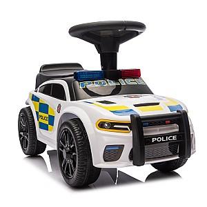 Tolocar Kids Car Police Ride-On Car White