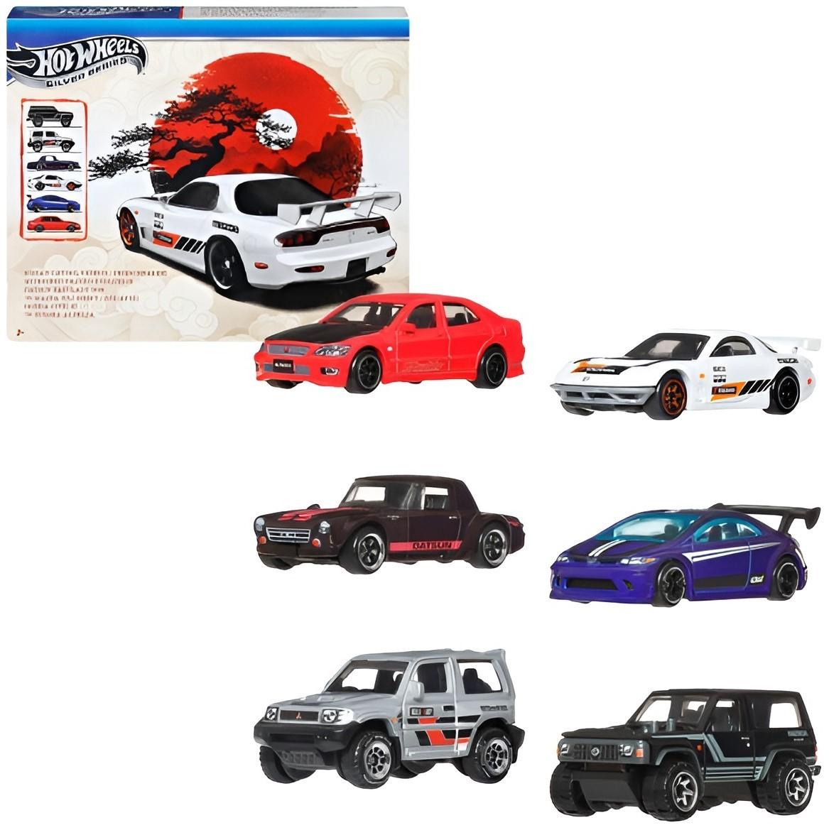 Set de jucarii Hot Wheels 1:64 Streets Of Japan 6pcs (JLB23)