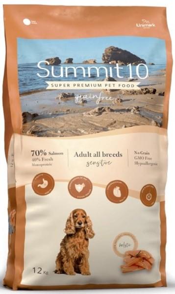 Hrana uscata pentru caini Summit 10 Grain free adult sensitive fresh Salmon&Potato 3kg