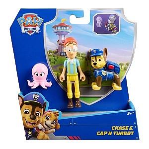 Set de jucarii Spin Master Paw Patrol: Chase&Cap'n Turbot (6072992)