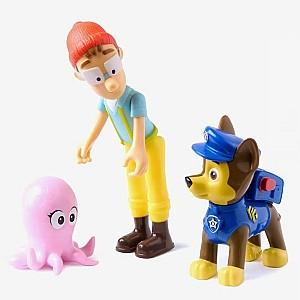 Set de jucarii Spin Master Paw Patrol: Chase&Cap'n Turbot (6072992)