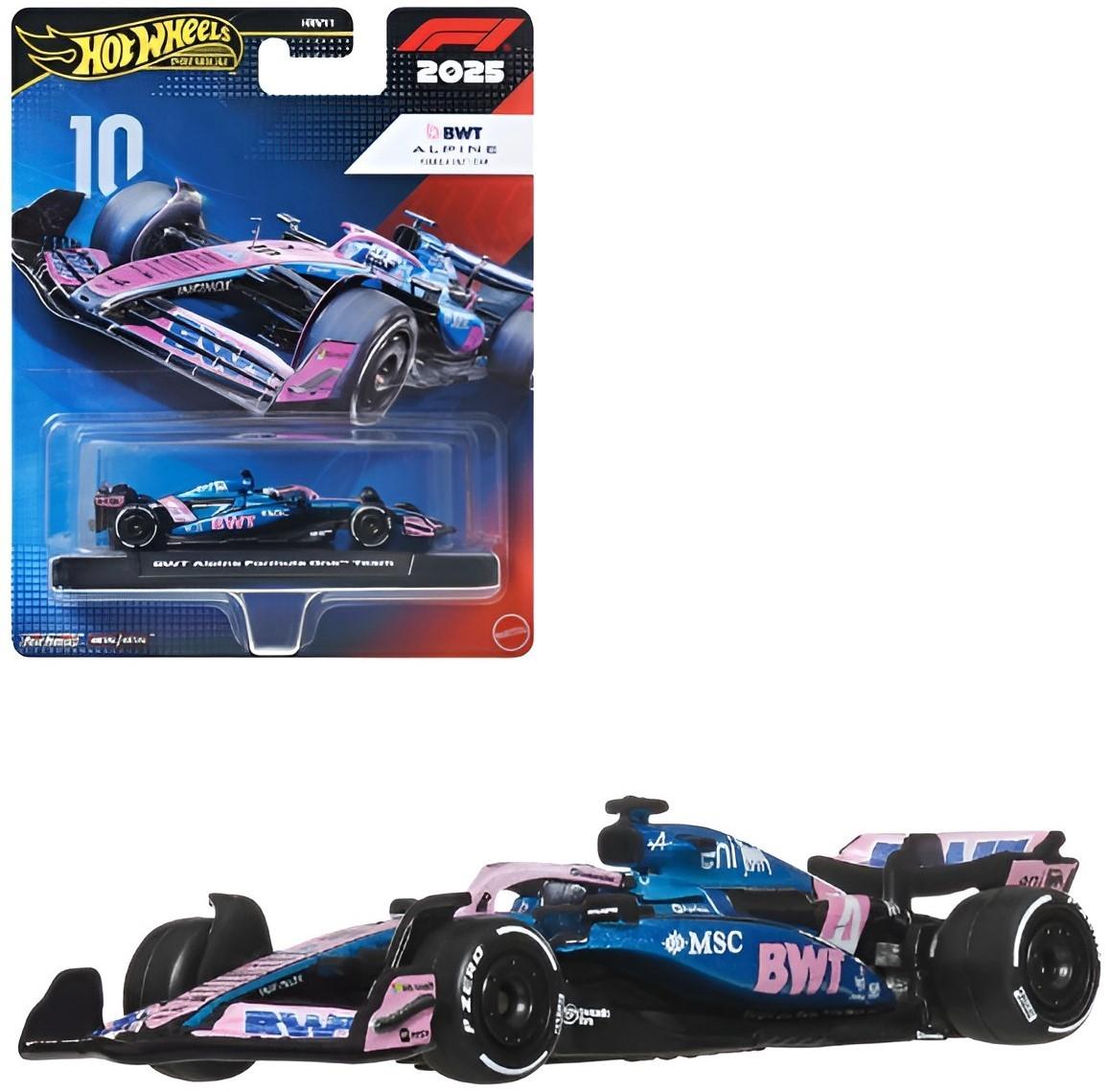 Masina jucarie Hot Wheels Formula 1: BWT Alpine (JKD82)
