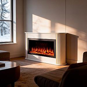 Semineu electric ArtFlame Rondo & Haven 40 White