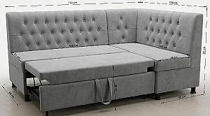 Coltar bucatarie LIVO Mobili Chester (extensibil) Gray
