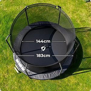Trambulina Thunder INSIDE ELITE 6FT Black