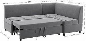 Coltar bucatarie LIVO Mobili Loft (extensibil) Gray