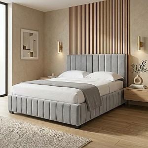 Pat Aurus Line 160x200 Gri + Saltea Salt Confort Clasic 160x200