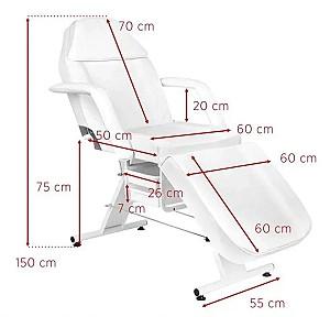 Fotoliu pentru frezerii Activeshop Basic 202 White