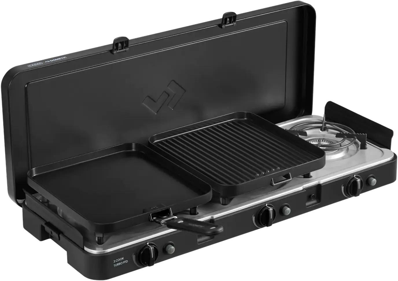 Plita de masa Cadac 3 Cook Turbo FFD Deluxe (303FC-20-EF)