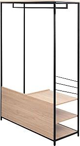 Antreu DP Samuel (100x40x160H) Negru / Stejar Sonoma