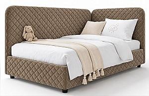 Pat copii Aurus Sabrina 90x200 Maro + Saltea Salt Confort Clasic 90x200