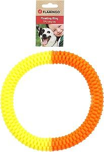Jucarie pentru caine Flamingo TPU Ring Yellow (523443)
