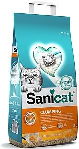 Asternut pentru litiere Sanicat Clumping Vanille-Mandarine